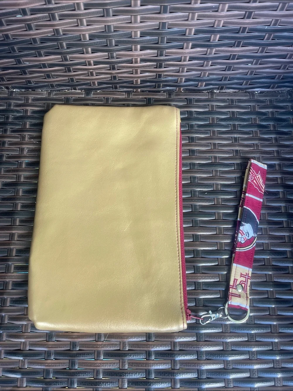 Florida State Garnet and Gold Wristlet Clutch